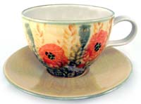 Tea cup & Saucer Kirksheaf